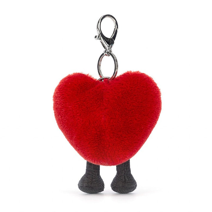 AMUSEABLE RED HEART BAG CHARM