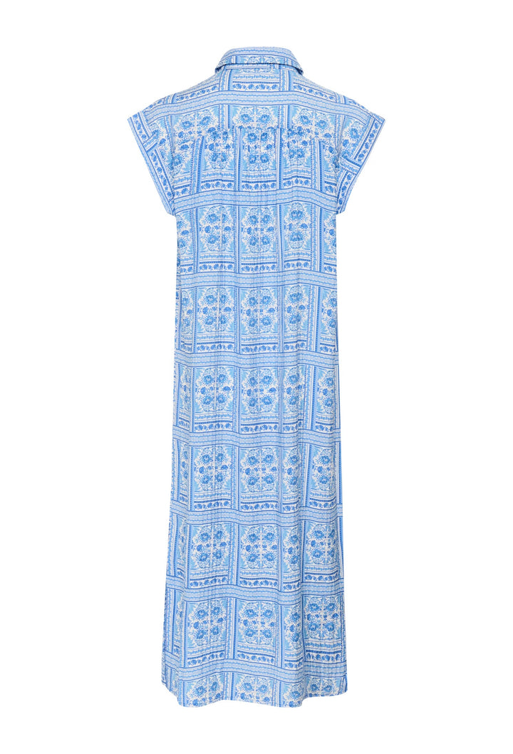 CAMPANULA PAISLEY SQUARES KAISA DRESS