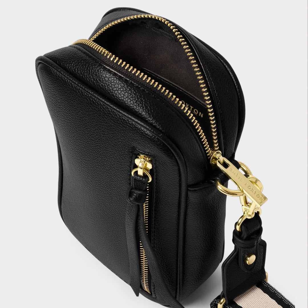 HALLIE SMALL CROSSBODY BAG BLACK