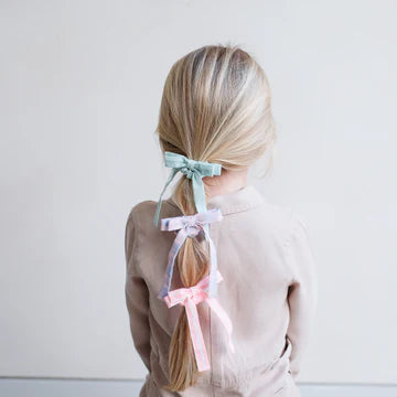 SUMMER STRIPES BOW SCRUNCHIES