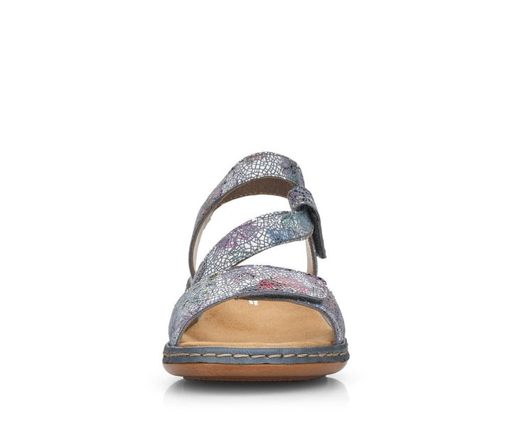 MULTI VELCRO DOUBLE STRAP SANDALS