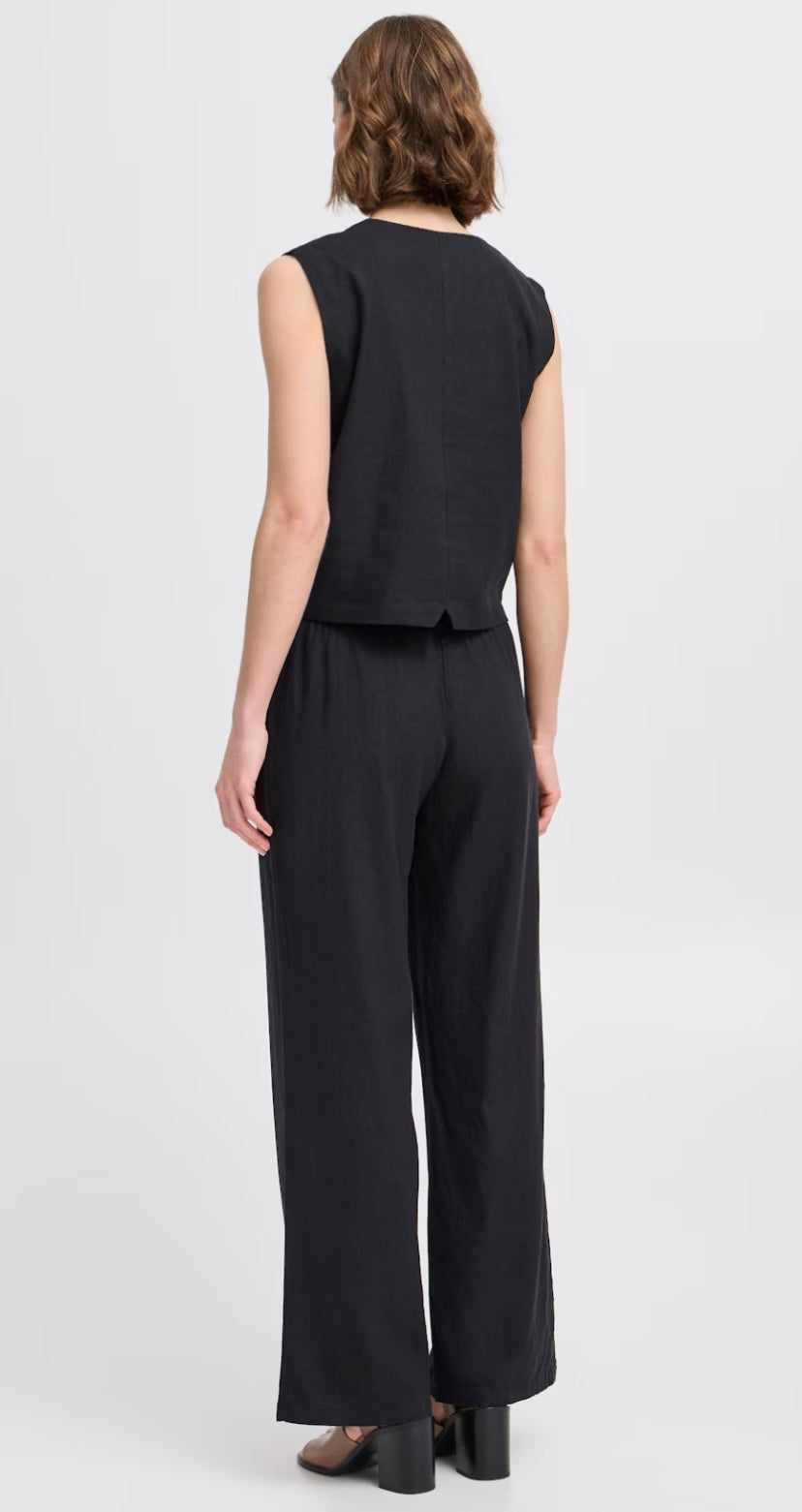 BLACK FALAKKA WAISTCOAT