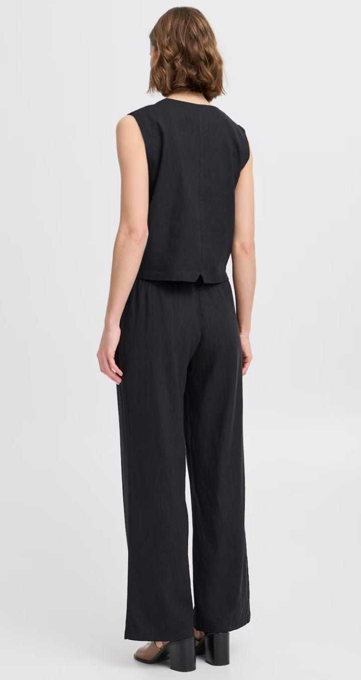 BLACK FALAKKA WAISTCOAT