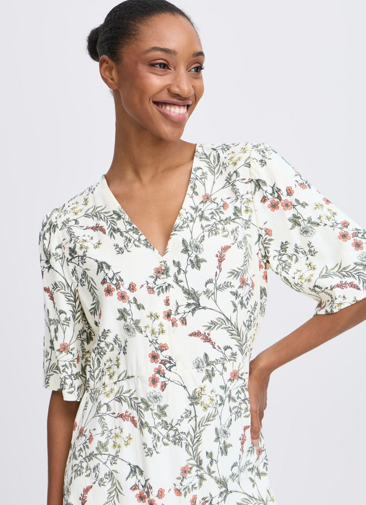 IMILDA SS DRESS BIRCH FLOWER MIX