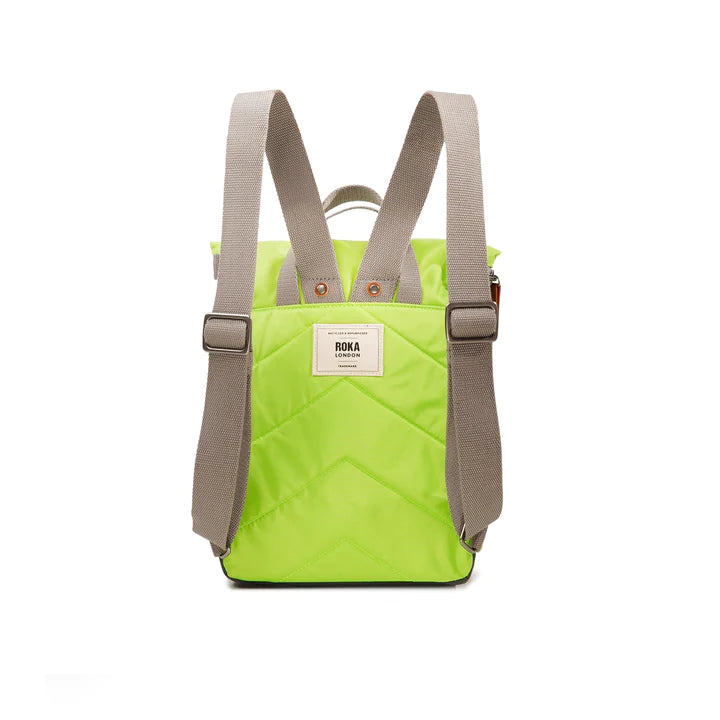 LIME CANFIELD B RECYCLED NYLON SMALL BACKPACK