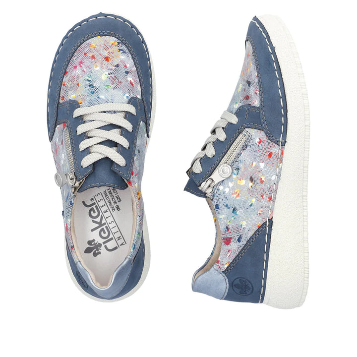 BLUE MULTI SIDE ZIP TRAINERS