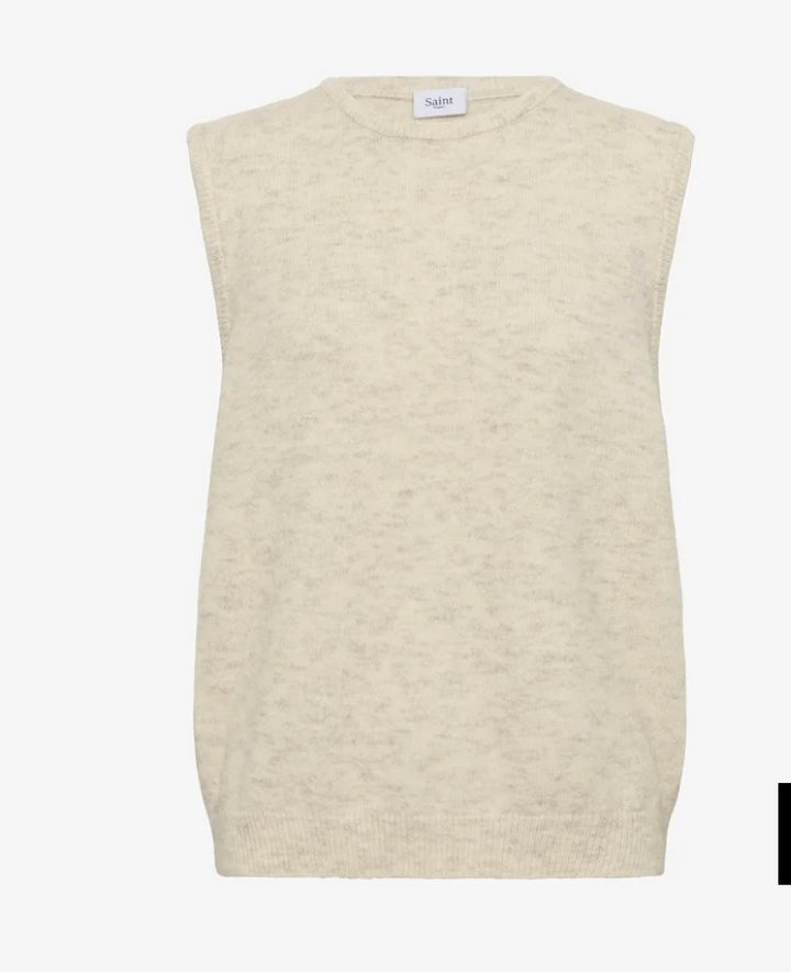 ZANETT SHORT VEST CRÈME MELANGE