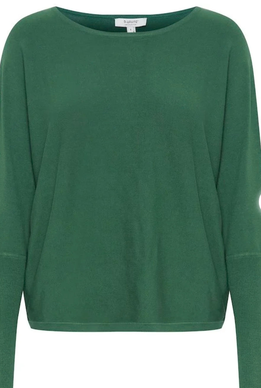 MMORLA BAT JUMPER FOILAGE GREEN