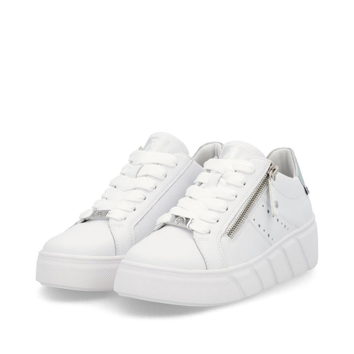 W2605-80 LADIES SHOES WHITE GESTROBELT