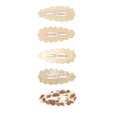 LEOPARD SCALLOPED MINI CLIC CLACS