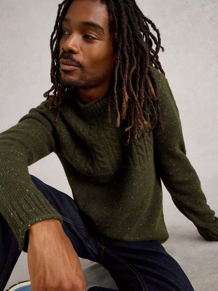 BERKLEY CREW NECK DARK GREEN