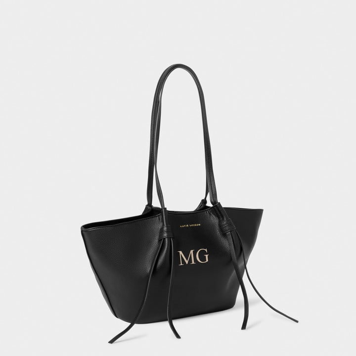 CELINA SMALL TOTE BAG BLACK 20CM