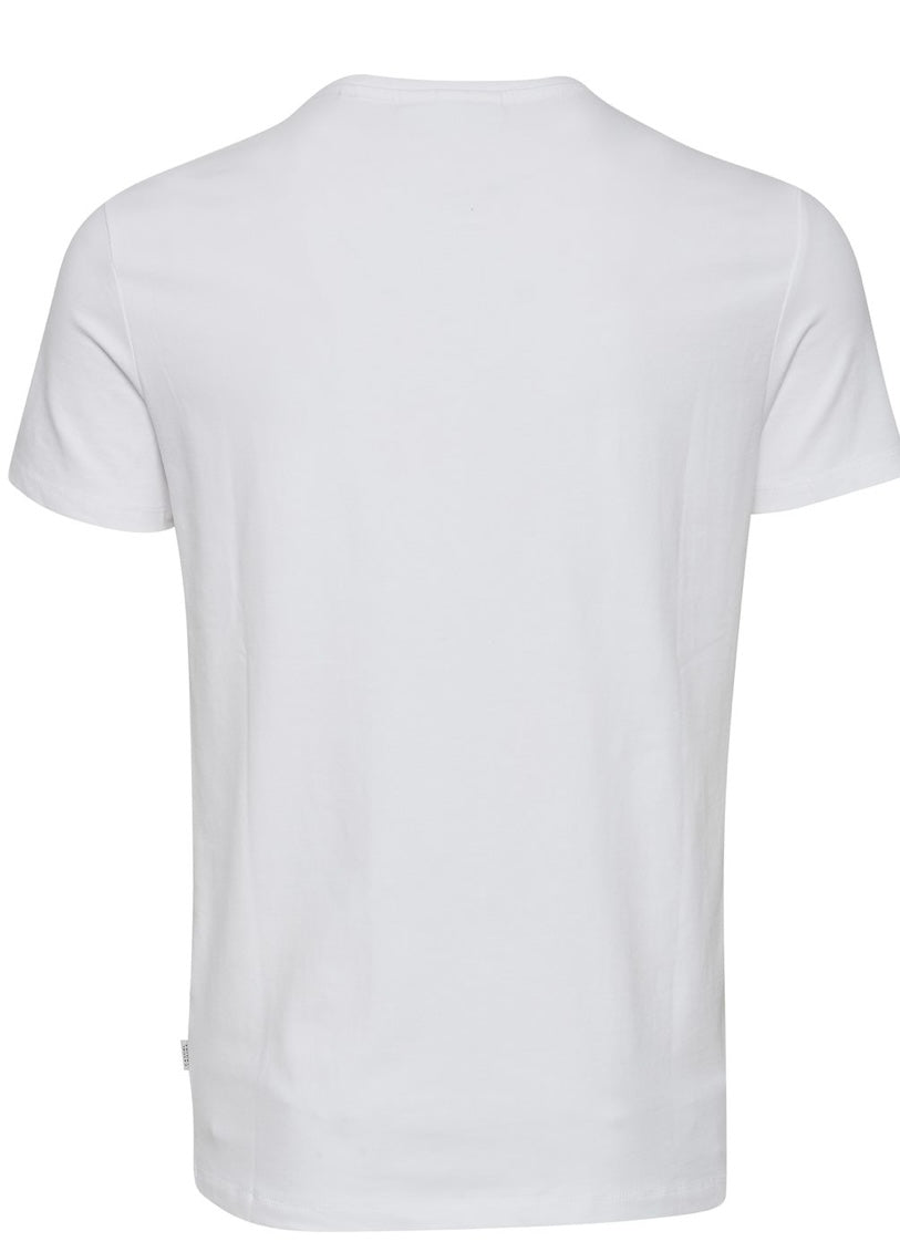 DAVID WHITE CREW NECK T-SHIRT