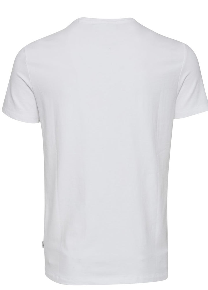 DAVID WHITE CREW NECK T-SHIRT