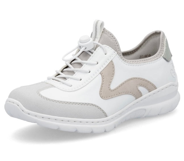 L32G9-80 LADIES SHOES WHITE COMBINATION SEITL. ANFLECHTER
