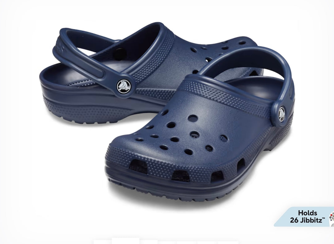 CLASSIC NAVY CROCS