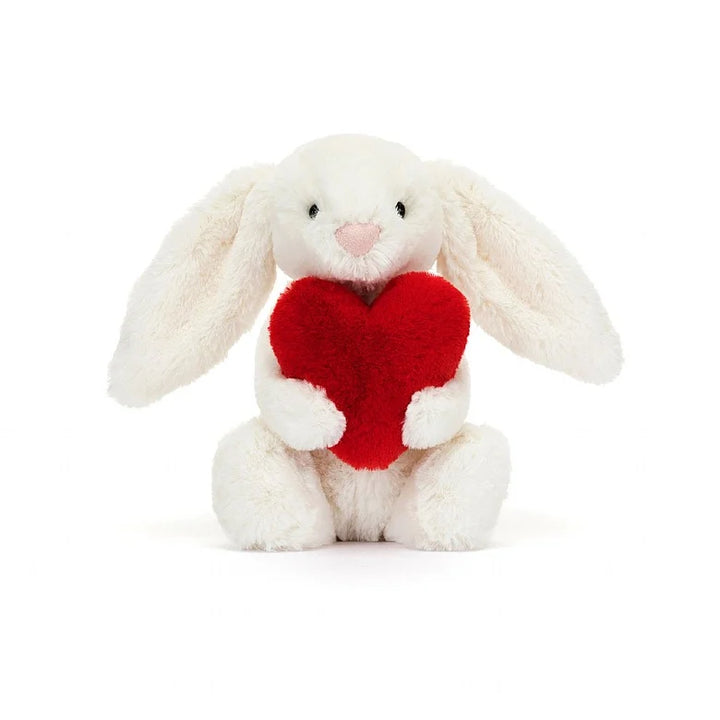 BASHFUL RED LOVE HEART BUNNY LITTLE