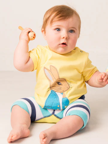 PETER RABBIT IN THE GARDEN TOP & SHORTS SET