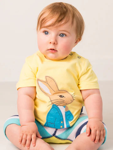 PETER RABBIT IN THE GARDEN TOP & SHORTS SET