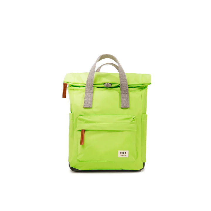 LIME CANFIELD B RECYCLED NYLON SMALL BACKPACK