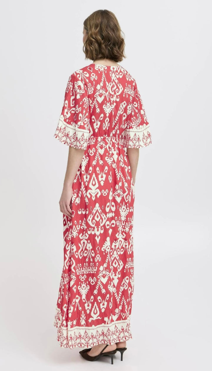 JASMINA DRESS FLAME SCARLETT ETH MIX