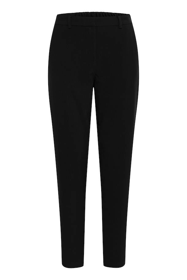 BLACK DANTA CROP TROUSERS