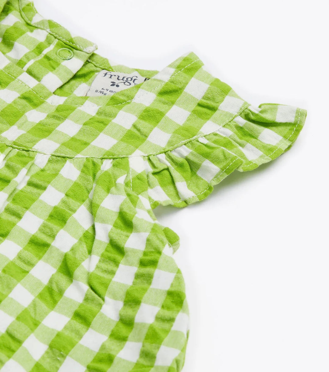 MYRTLE BODY DRESS, MACAW GINGHAM/ DONKEY