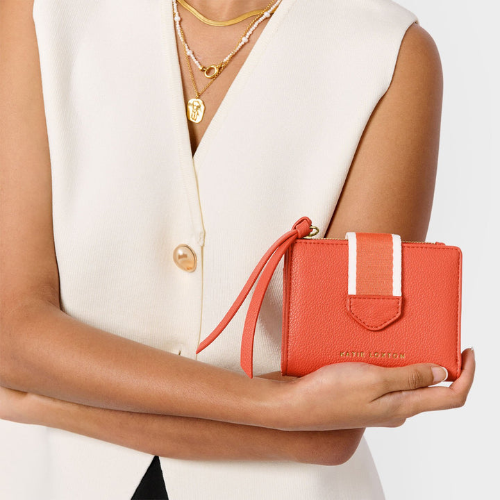HALLIE PURSE DEEP ORANGE 9.5CM