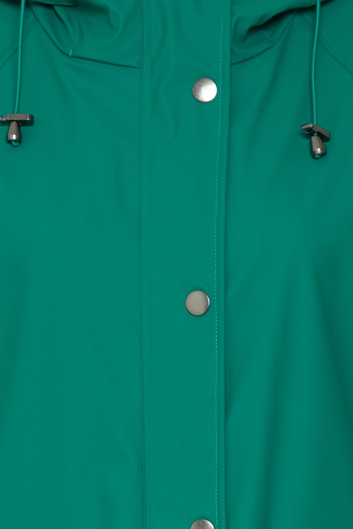 CADMIUM GREEN TAZI RAINCOAT