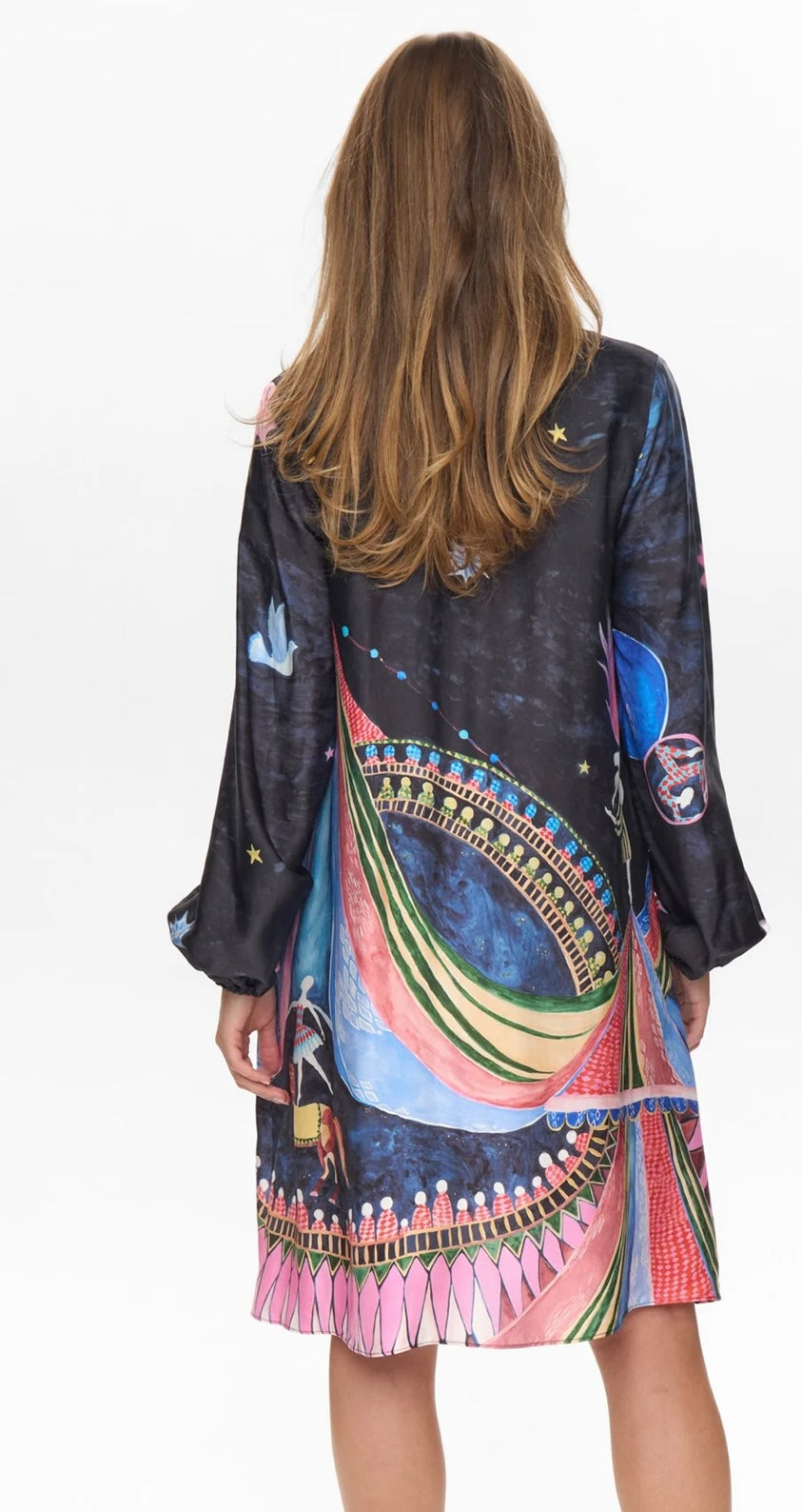 STARLA SHORT DRESS OBSIDIAN