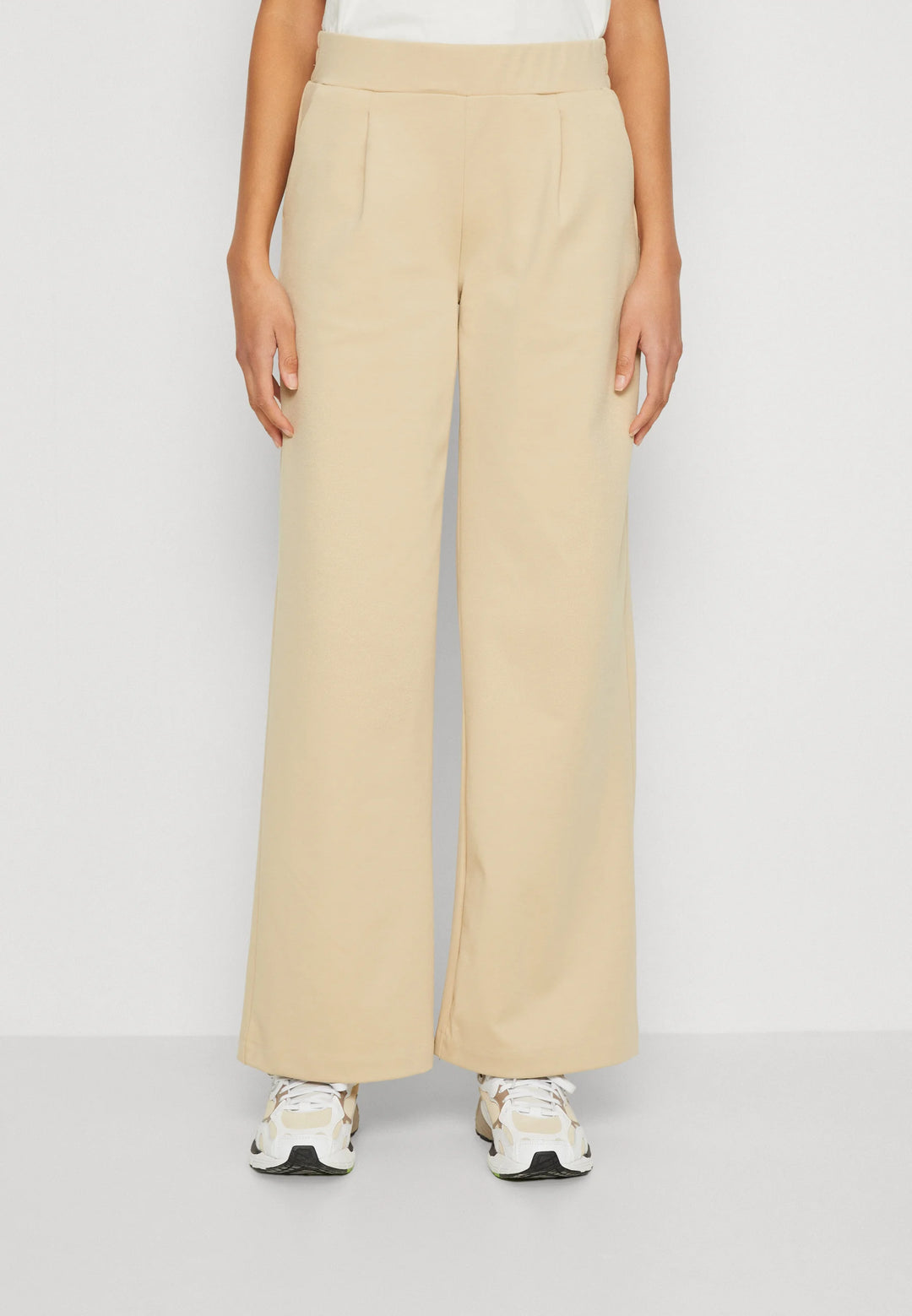 RIZETTA WIDE PANTS SAFARI