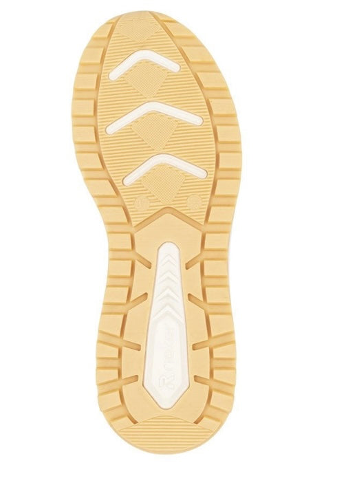 W2501-82 LADIES SHOES WHITE COMBINATION GESTROBELT