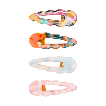 SCALLOPED ACETATE CLIPS