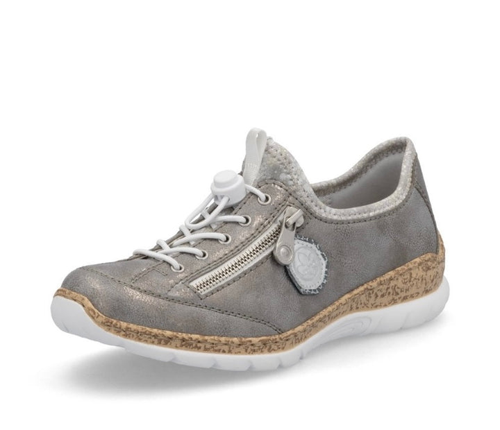 N4263-40 LADIES SHOES GREY SEITL. ANFLECHTER