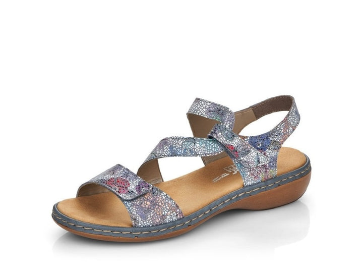 MULTI VELCRO DOUBLE STRAP SANDALS