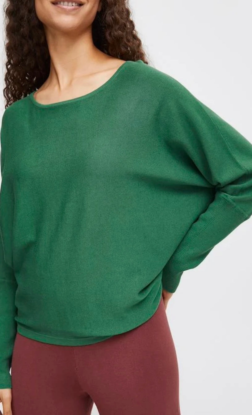 MMORLA BAT JUMPER FOILAGE GREEN