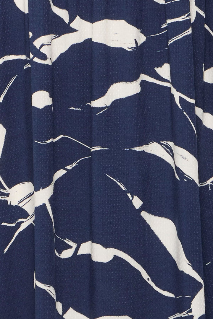 NAVY BLAZER MIX LALU DRESS
