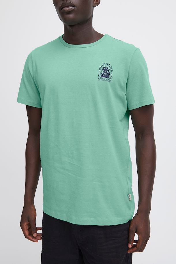 MALACHITE GREEN MALIBU BEACH T-SHIRT