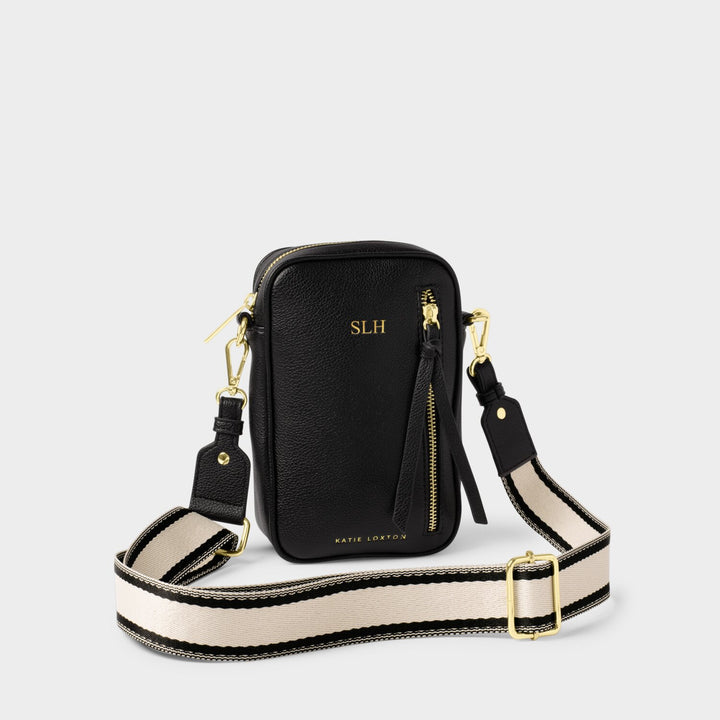 HALLIE SMALL CROSSBODY BAG BLACK
