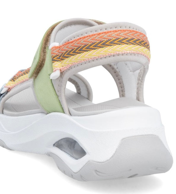 W3151-90 LADIES' SANDALS MULTI ZICK-ZACK-KONSTRUKTION