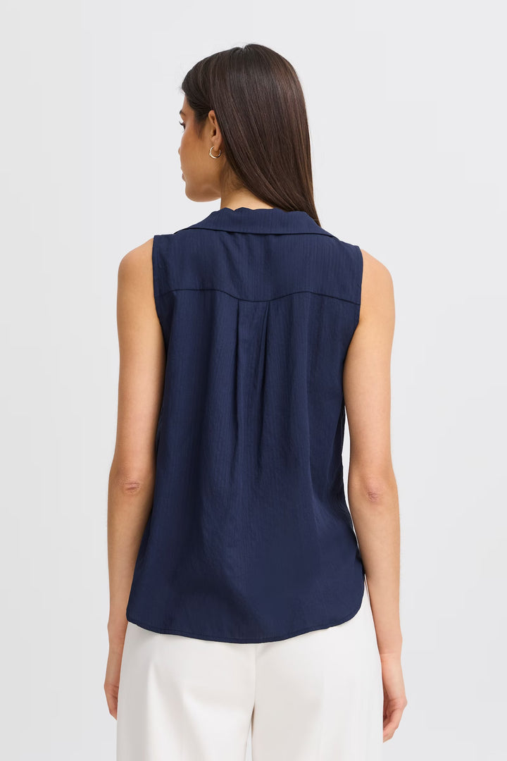 NAVY BLAZER VINA SHIRT