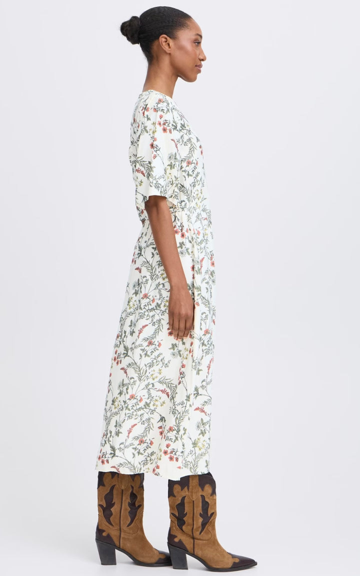 IMILDA SS DRESS BIRCH FLOWER MIX
