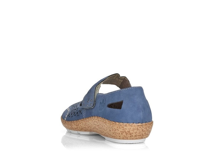 BLUE VELCRO STRAP SHOE