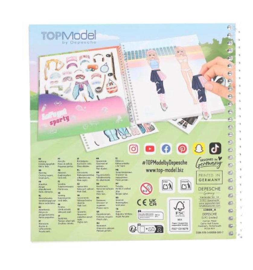 DRESS ME UP STICKERBOOK SPORTS