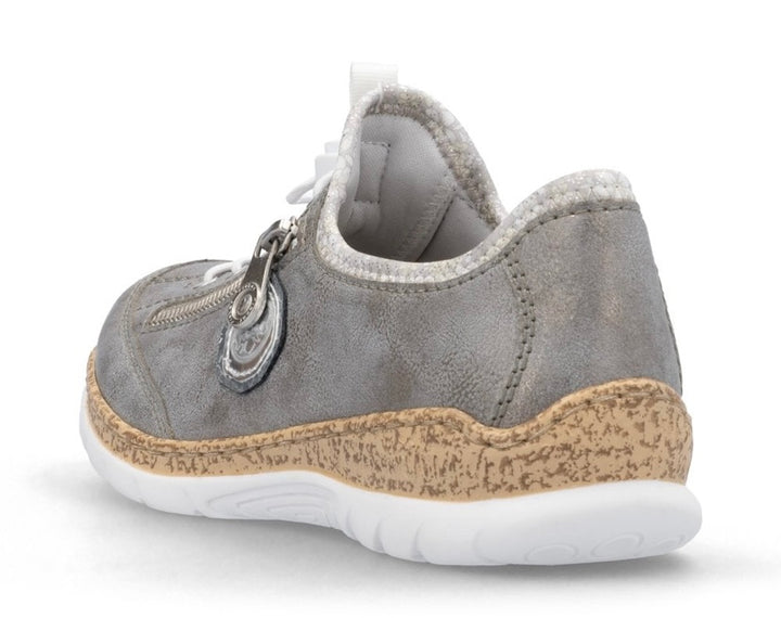 N4263-40 LADIES SHOES GREY SEITL. ANFLECHTER