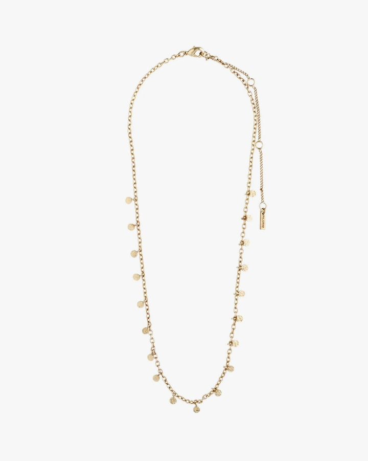 PANNA COIN NECKLACE GOLD PLATED