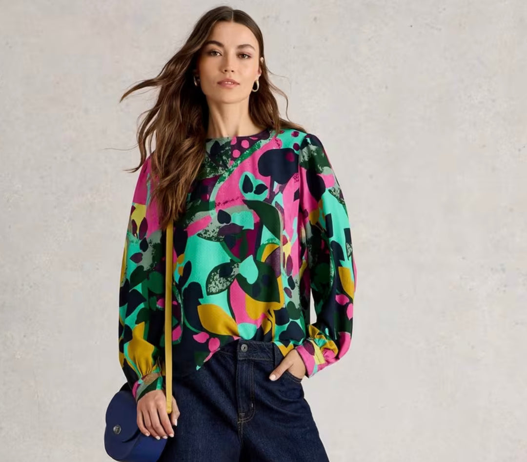 ULLA TOP PINK MLT