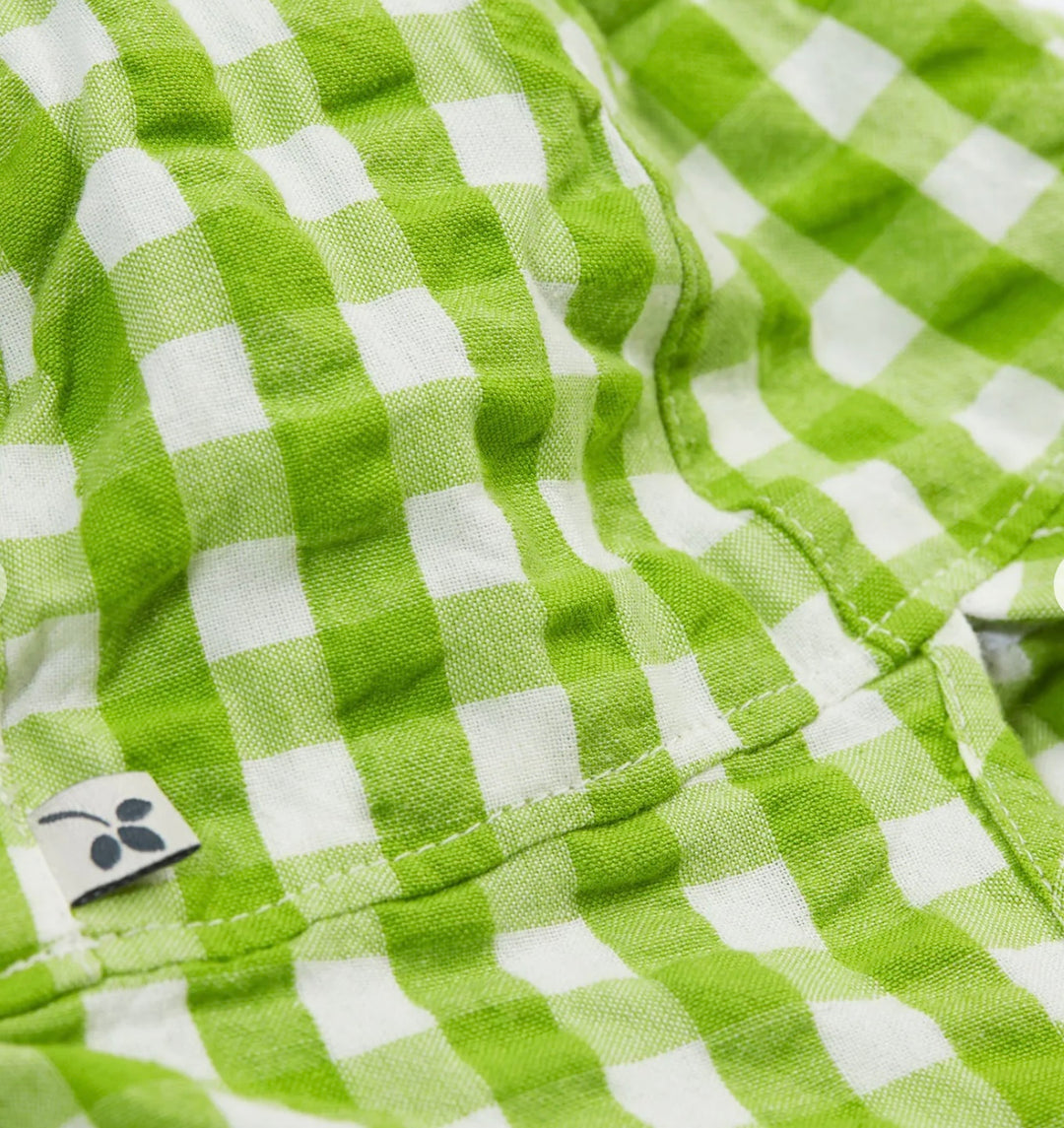 SEERSUCKER LEGIONNAIRES HAT, MACAW GINGHAM