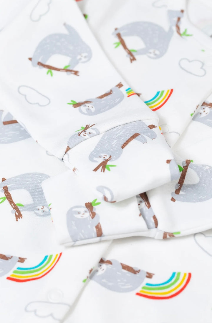 LOVELY SLEEPY SLOTHS BABYGROW