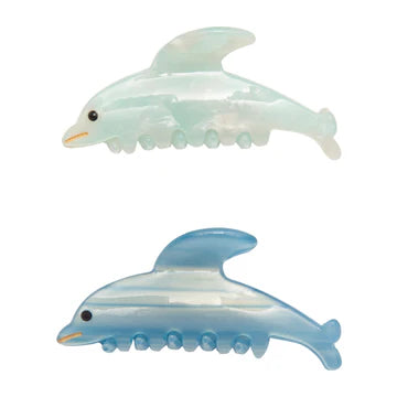 DOLPHIN CLAW CLIPS BLUE